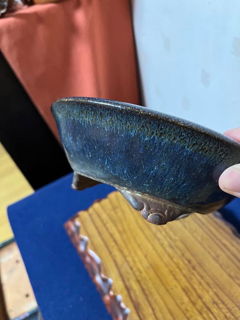 185 盆栽　盆栽鉢　植木鉢　和鉢　燿山