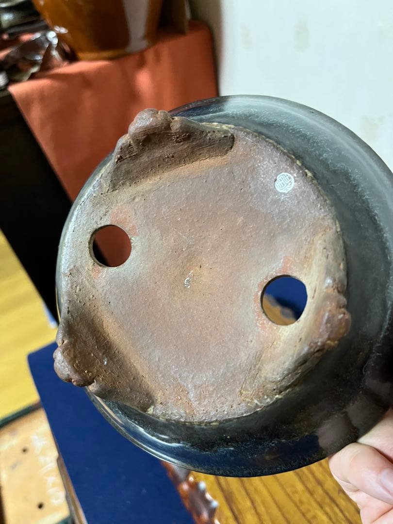 185 盆栽　盆栽鉢　植木鉢　和鉢　燿山