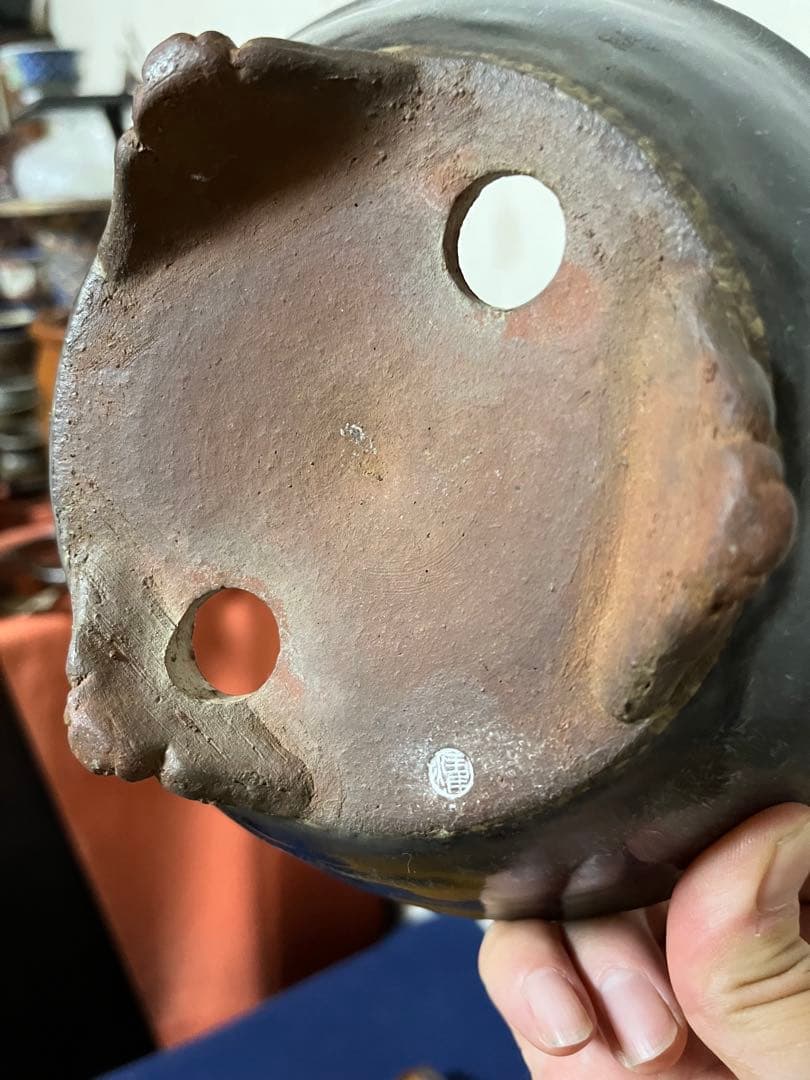 185 盆栽　盆栽鉢　植木鉢　和鉢　燿山