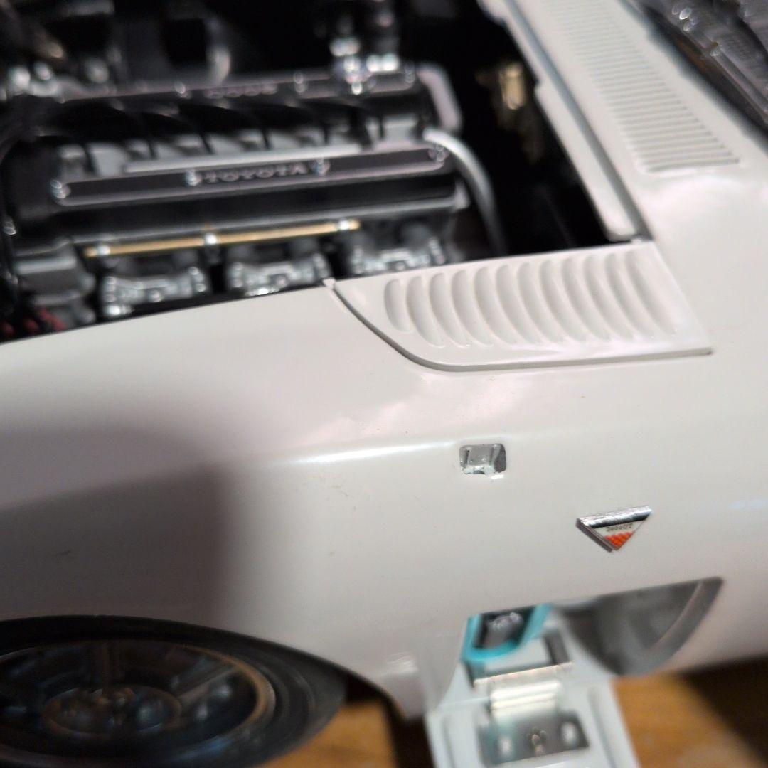 ディアゴディスティニ　TOYOTA 2000GT ミニカー ホワイト1/10