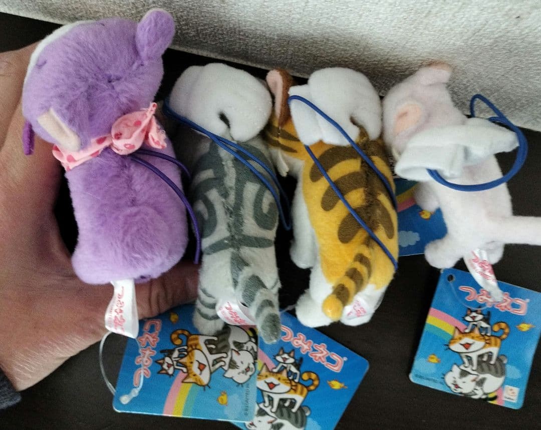 フリュー 2012年 つみネコ マスコット ぬいぐるみ　ストラップ　未使用