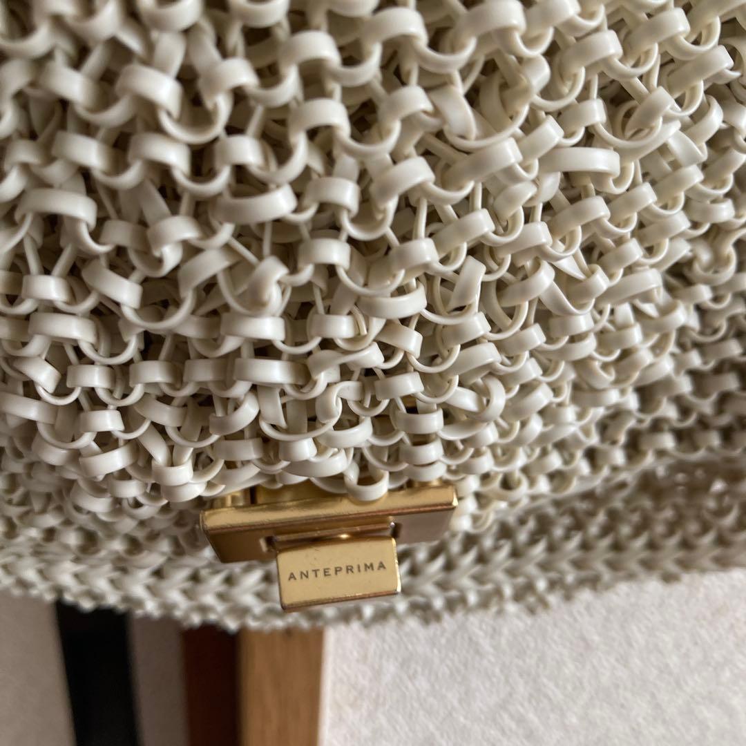 ANTEPRIMA ワイヤーバッグ　ルッケットⅡ ホワイト ショルダーバッグ