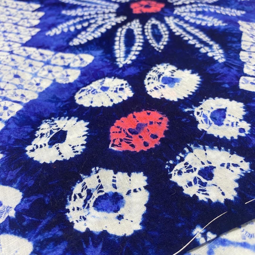 鳴海有松絞り トールサイズ身丈172cm 浴衣 未使用 綿100%