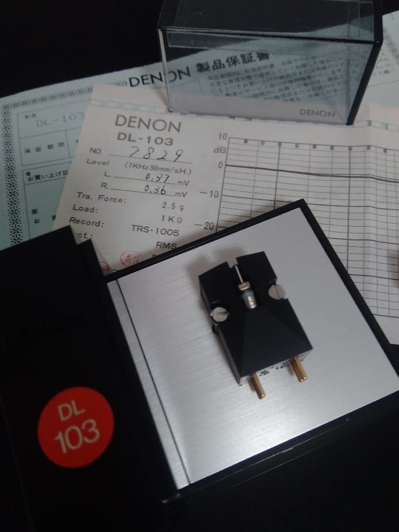 デノン MCカートリッジ DL-103 状態 出音 良好です