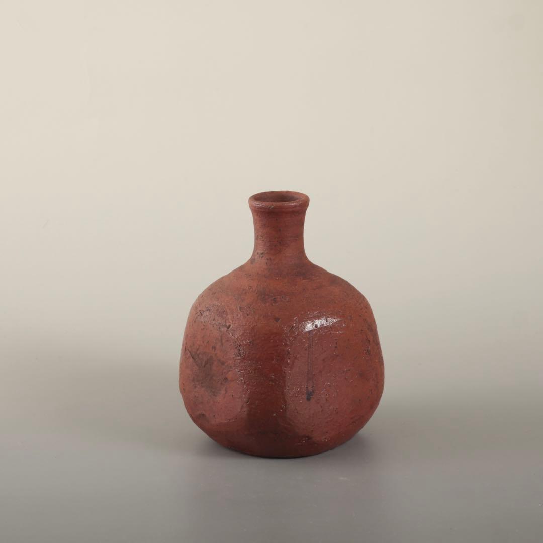 備前 撫四方形 徳利 古美術 酒器 古道具 アンティーク 角徳利