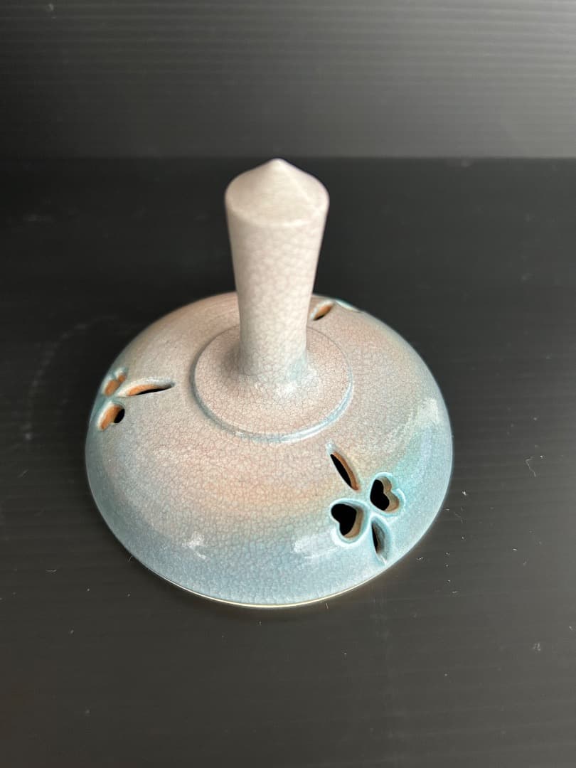 陶彩景 秋草図香炉 (十二世 坂高麗左衛門) (バービー様ご予約品 )