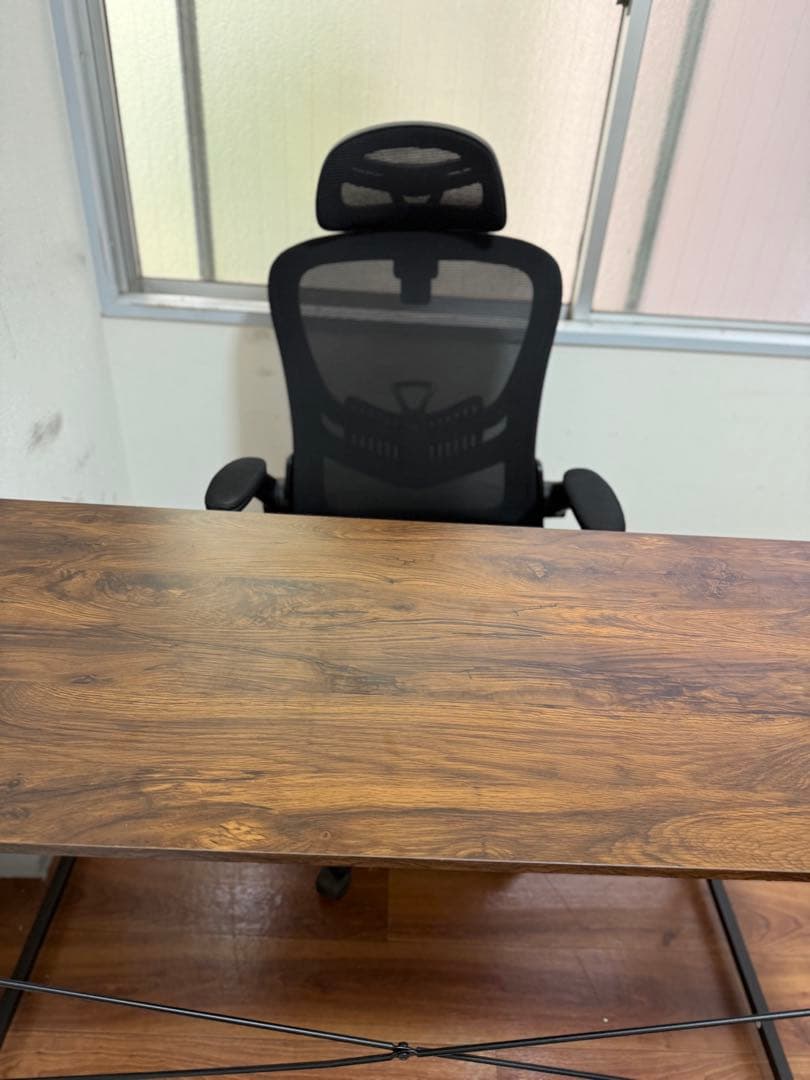 ニトリ　120cm幅　ウッド調パソコンデスク