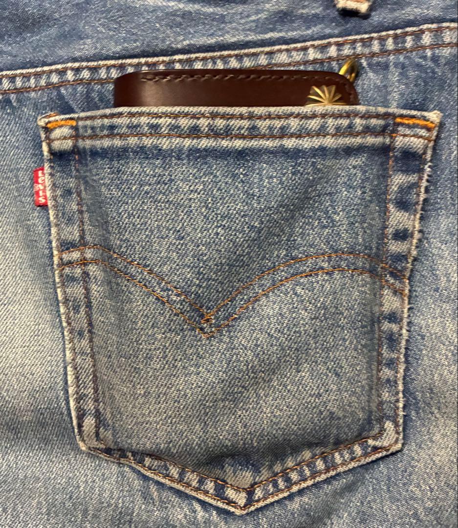 トラッカーウォレット　ミドル　イタリアンレザーブルガロ　アポロコンチョ