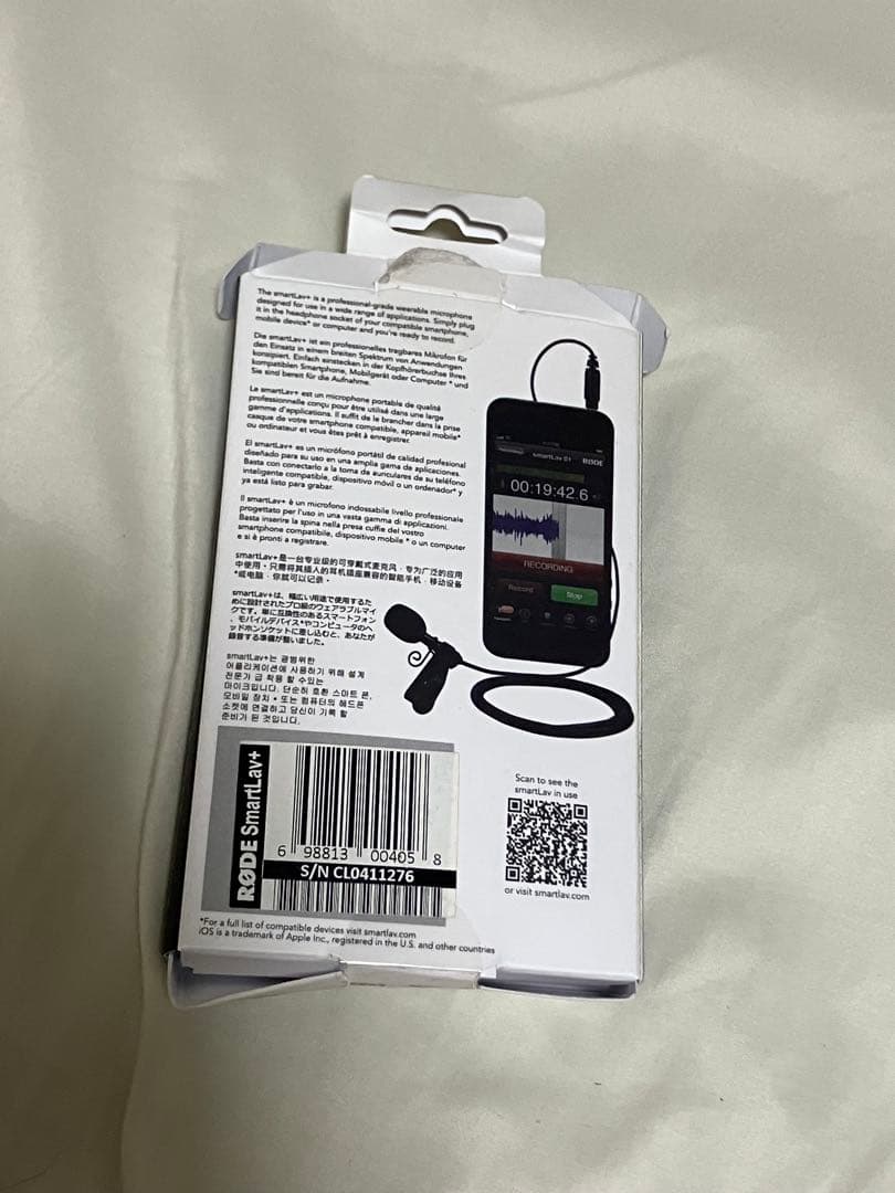 【定価14,300円】RODE smartLav+ ラベリアマイク ピンマイク