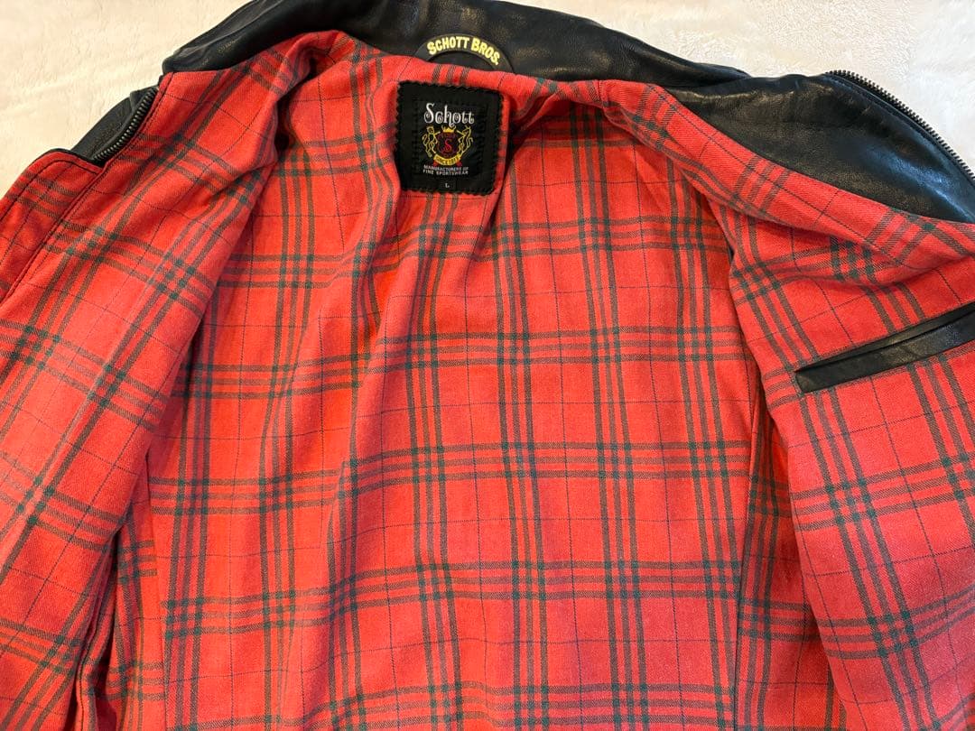 Schott トラッカージャケット（L黒3101022）