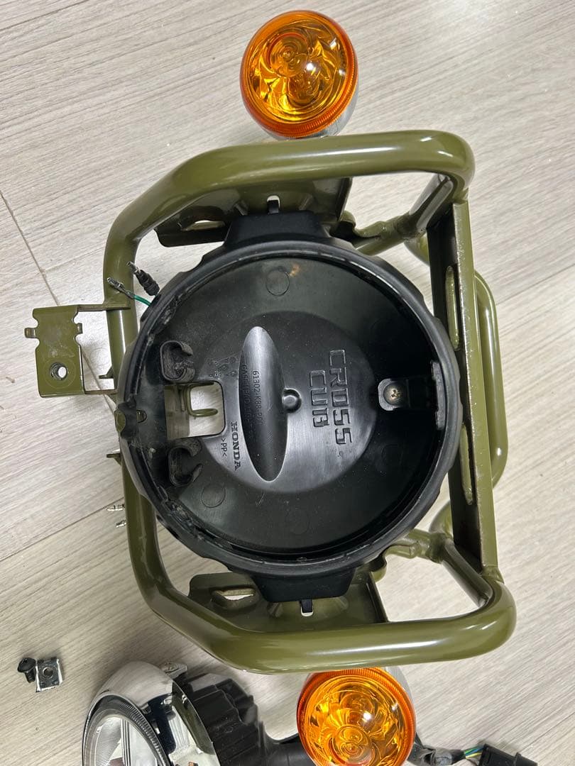 クロスカブ 110 ヘッドライト　ヘッドライトステー　ウインカー付き　JA45