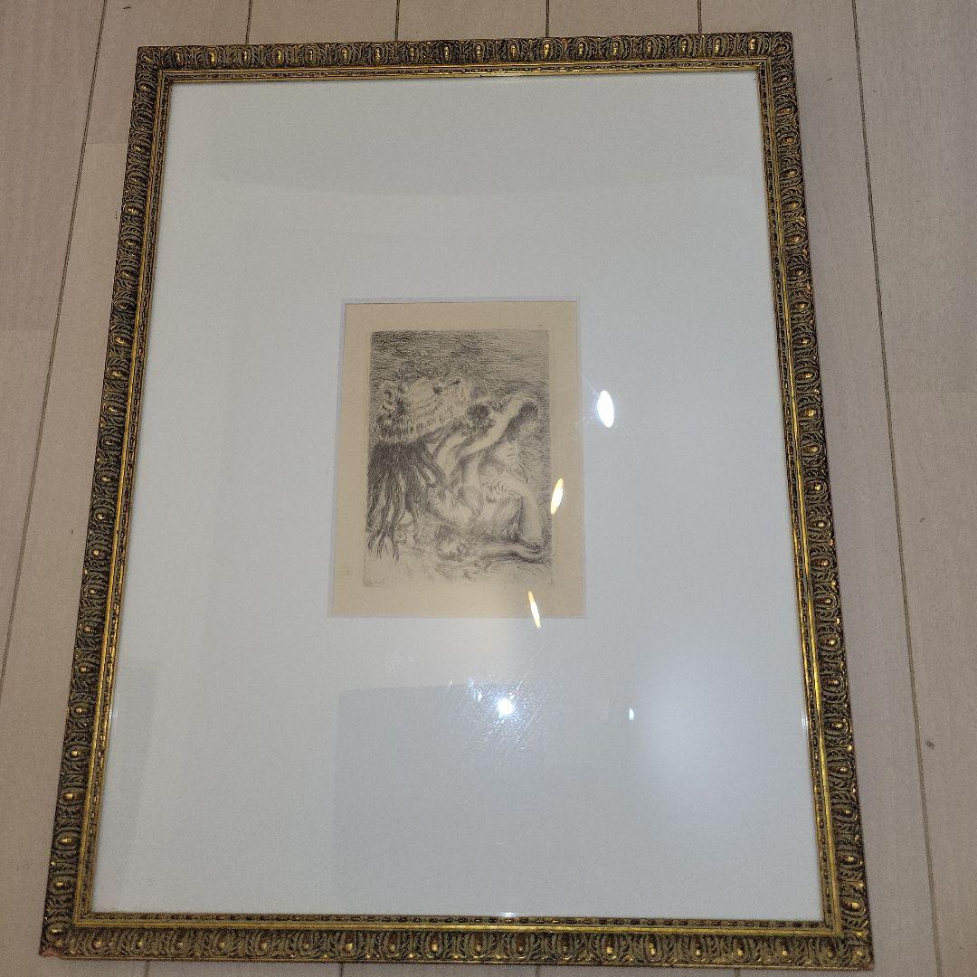 ピン飾りの帽子 ルノワール