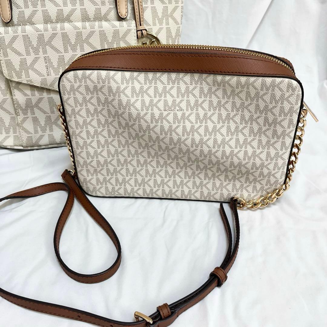 【美品】マイケルコース3点セット　トートバッグ＋ショルダーバッグ＋三つ折り財布