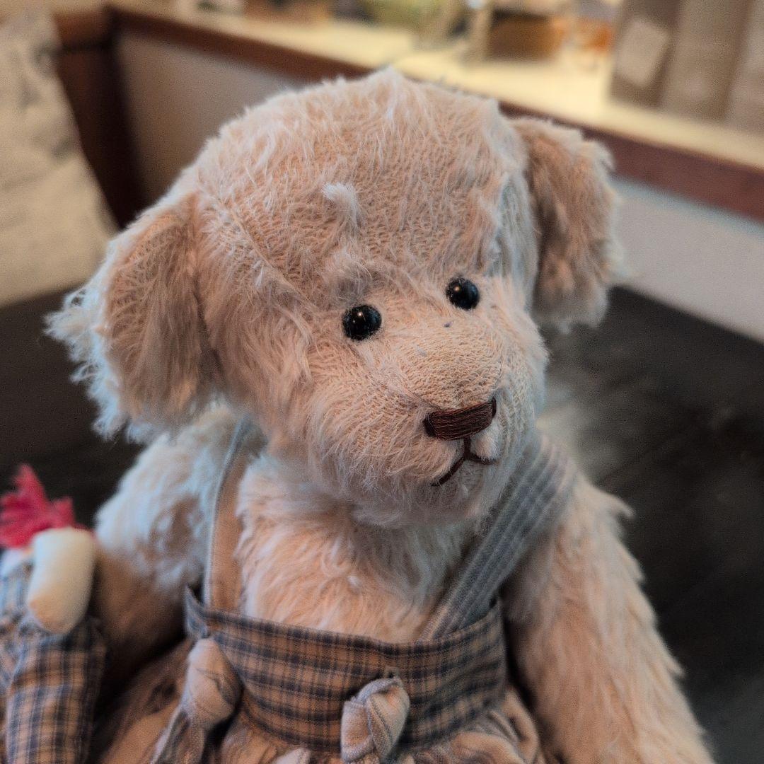 アンティーク　ペア　テディベア