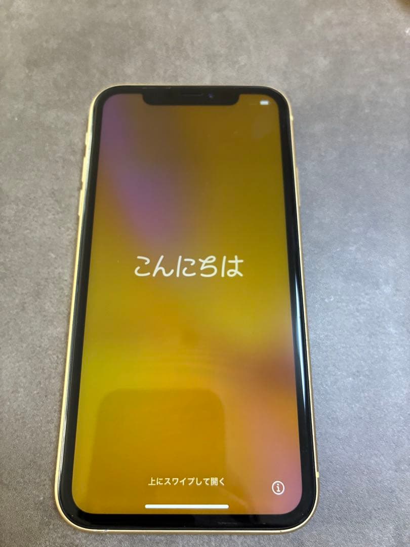 iPhone XR 64GB イエロー SIMフリー 本体のみ