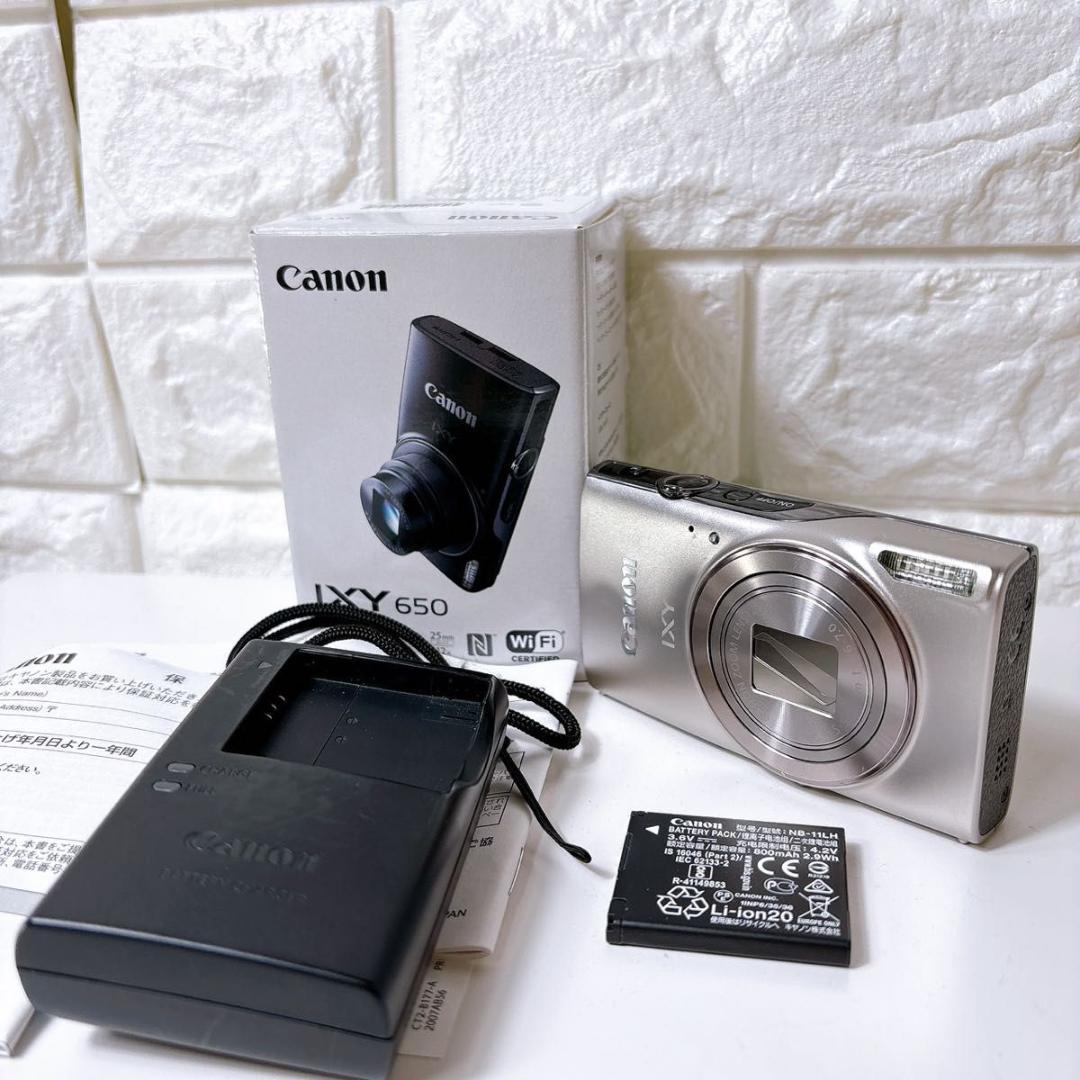 キャノン Canon IXY 650 シルバー コンパクトデジタルカメラ 箱付き