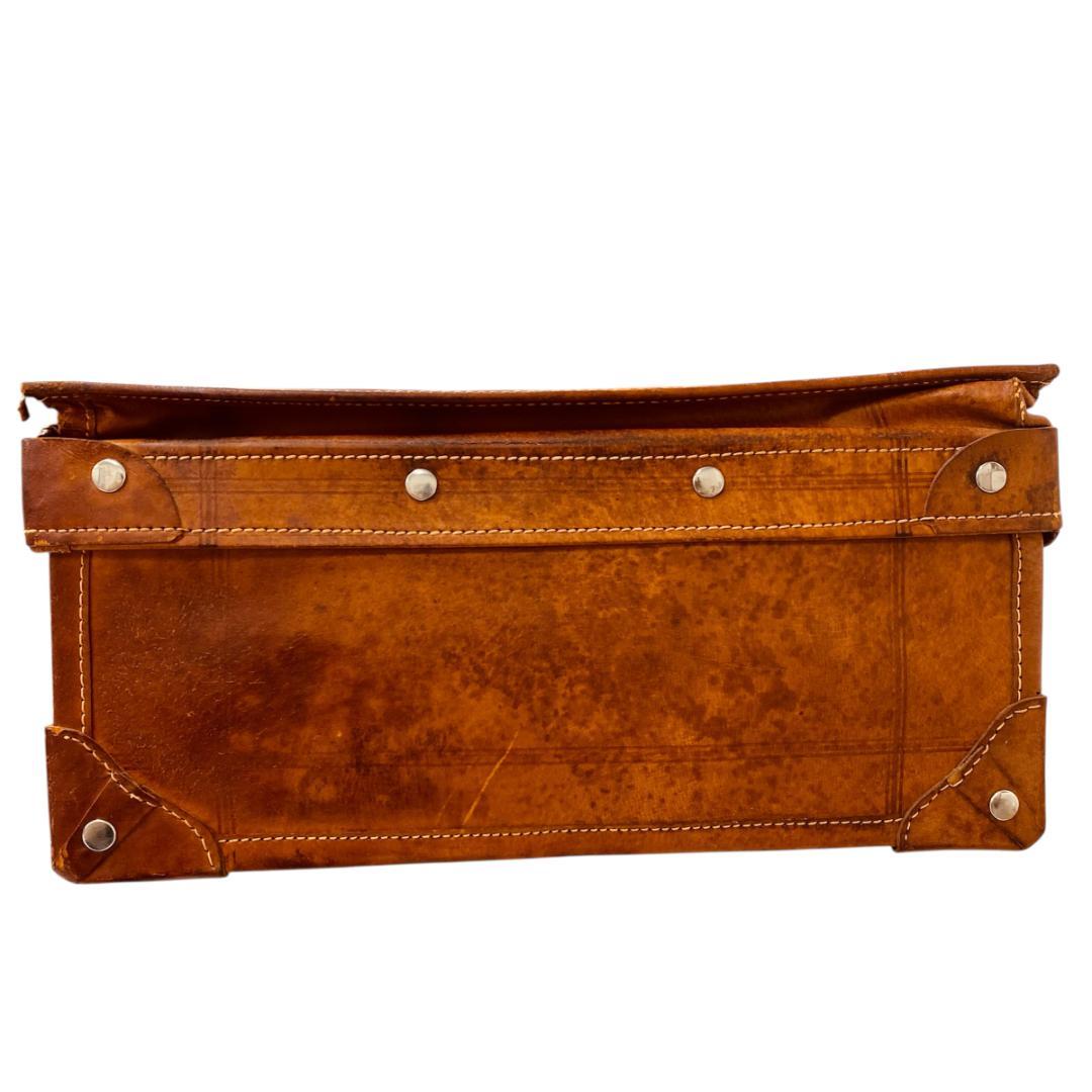 特大　レザー　本革トランクケース　トランクバッグ　ビンテージ　75cm×45cm