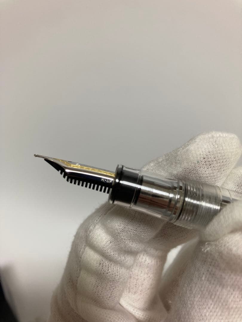 セーラー万年筆｜プロフェッショナルギア21金｜シルバー×透明モデル｜MF（中細）