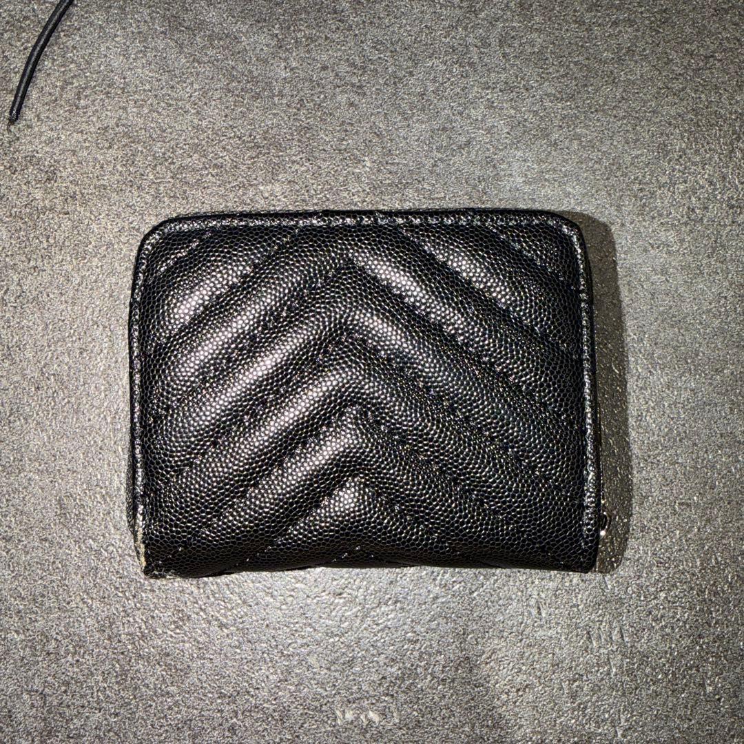 YSL ブラック 二つ折り財布