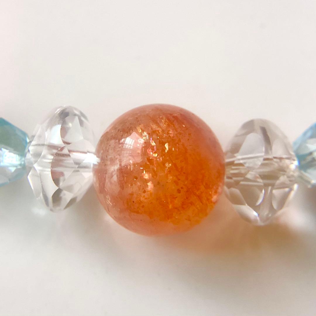 天然石★ブレスレット ストロベリークォーツ ♪ 373