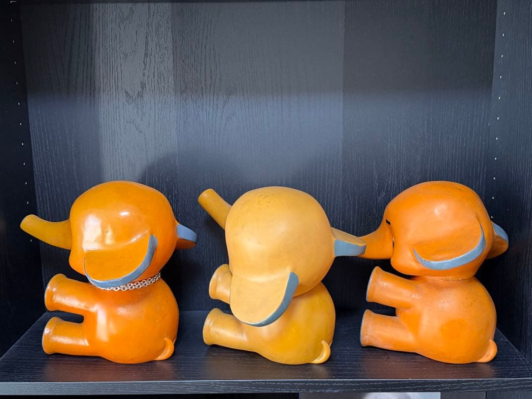 サトー製薬 サトちゃん 　レア 希少 ソフビ 人形 3体セット 大：約26cm