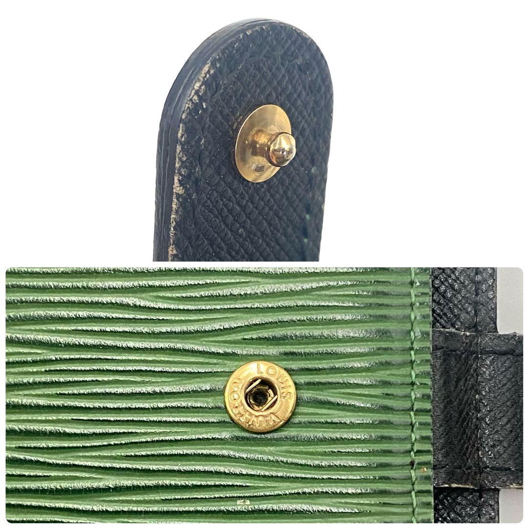 ルイヴィトン エピ アジェンダ PM 手帳カバー 手帳ケース 6穴 グリーン