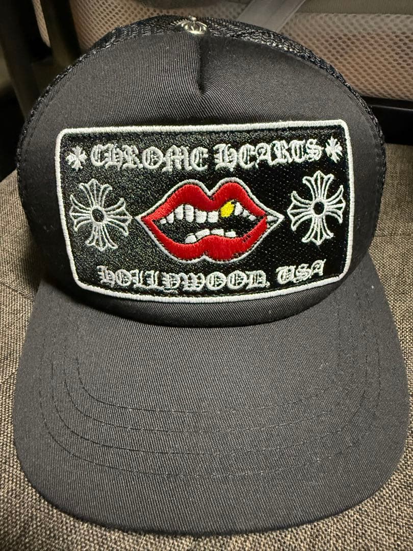 CHROME HEARTS トラッカーハット 黒