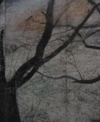 梅原幸雄、【花筏】、希少な額装用画集より、新品額装付