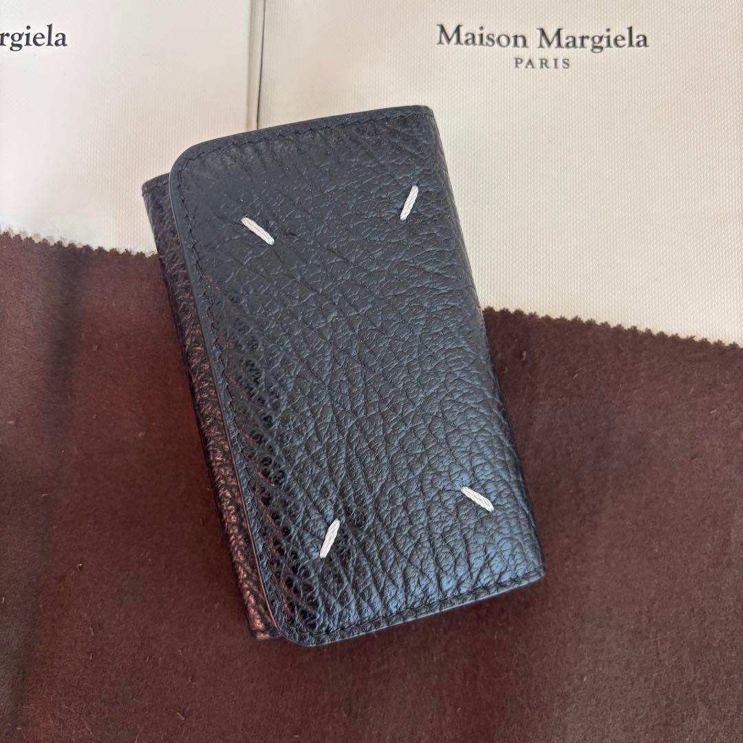 【美品】Maison Margiela メゾンマルジェラ 6連キーケース 黒