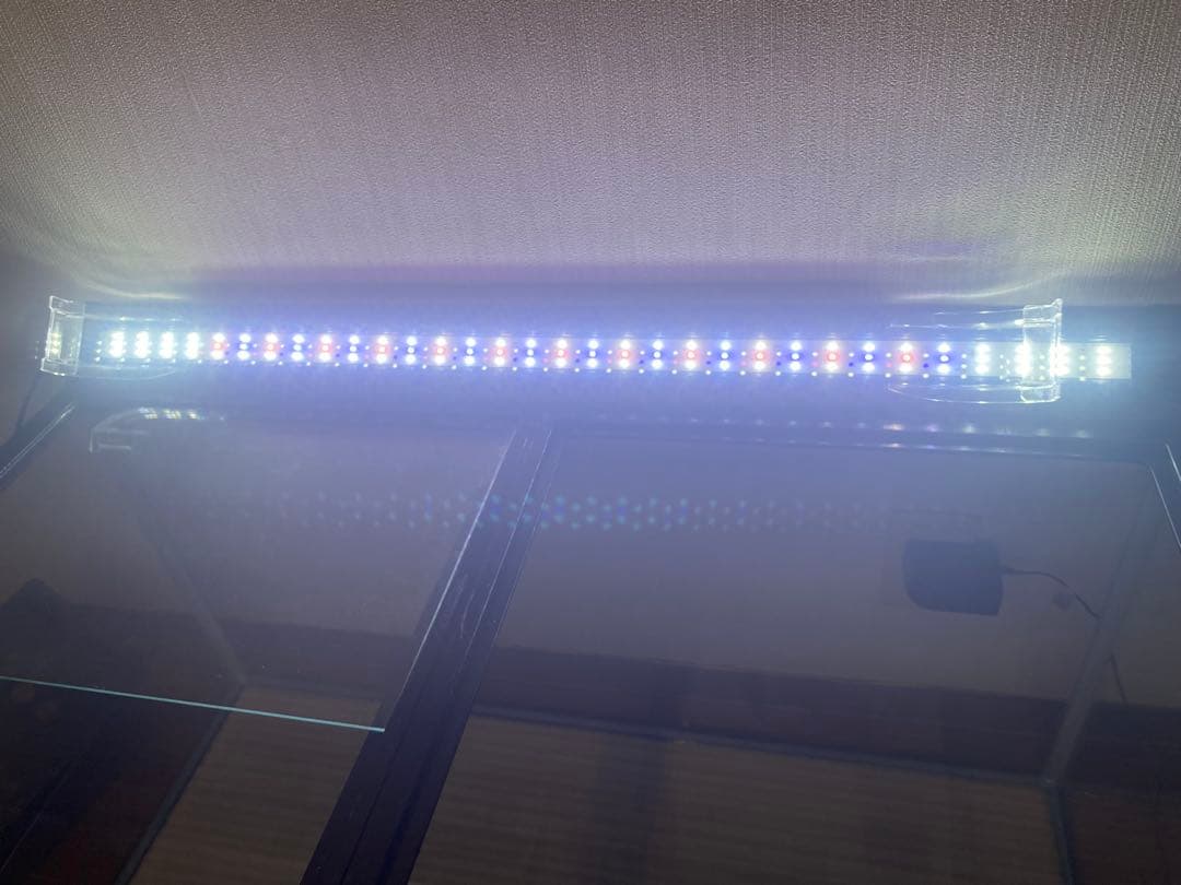 大型ガラス水槽 W900、LED、ポンプ、ヒーターなど全て一式 ※現物引渡しのみ
