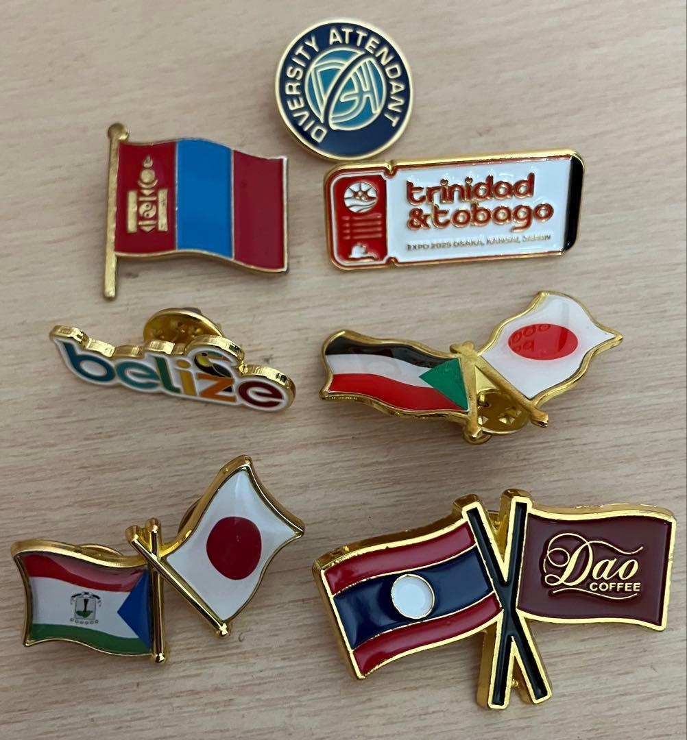 万博 EXPO2025ピンバッジ 7個セット 非売品