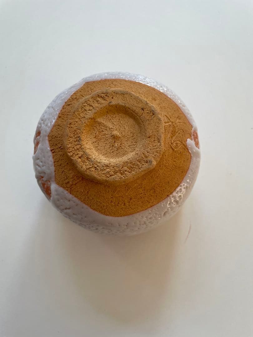 志野焼、佐藤重造作、抹茶茶碗