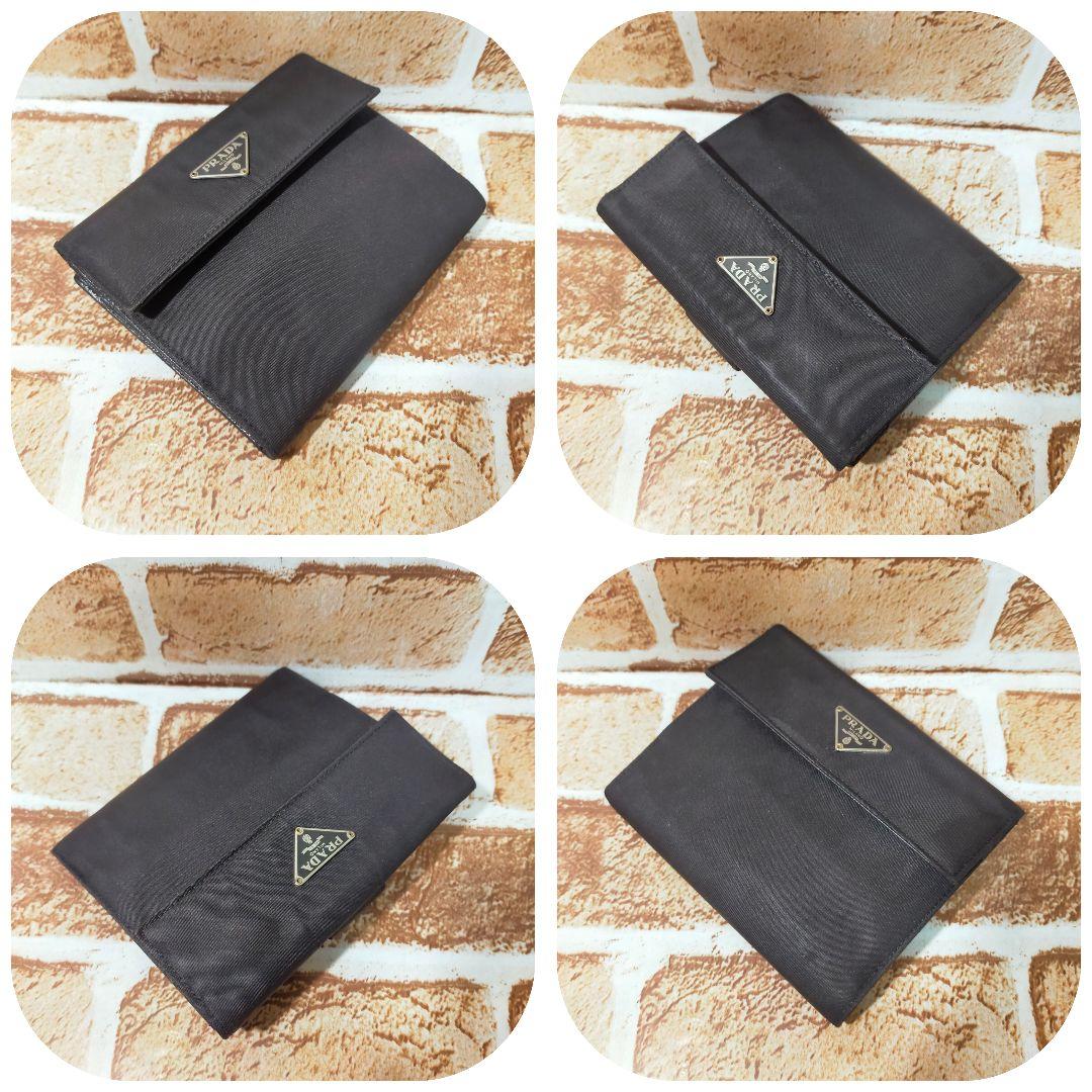 PRADAブラック 二つ折り財布