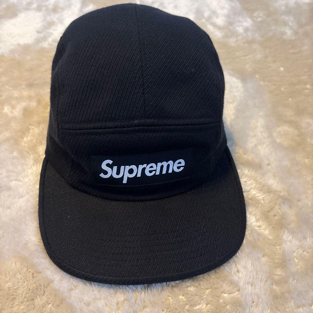 Supreme シュプリーム　キャップ　ブラック