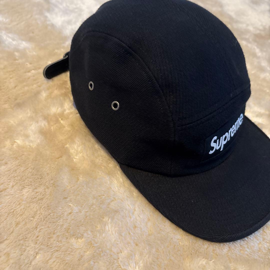 Supreme シュプリーム　キャップ　ブラック