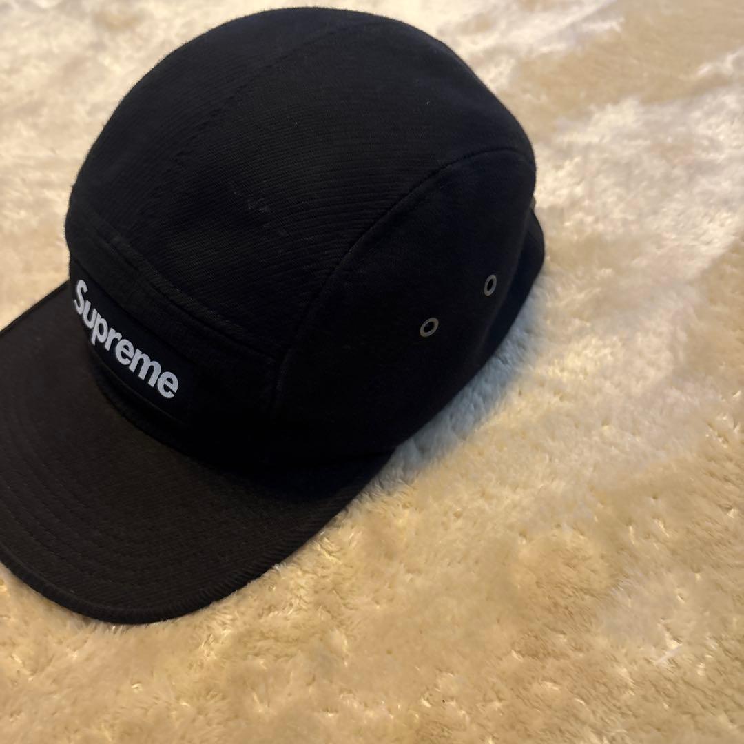 Supreme シュプリーム　キャップ　ブラック