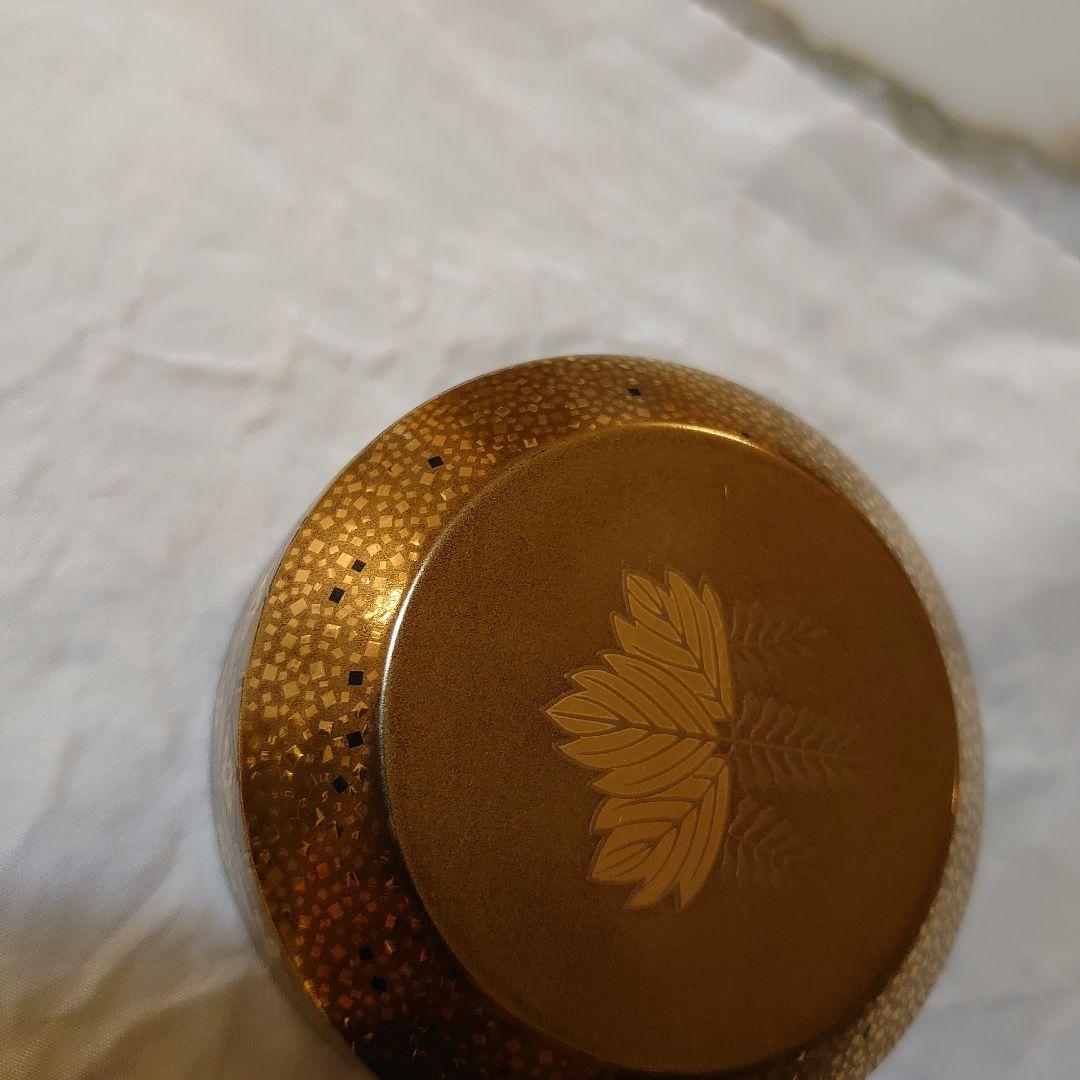 茶平一斎 雪吹 蜀江錦 本蒔絵 内梨地 輪島塗　共箱　共布