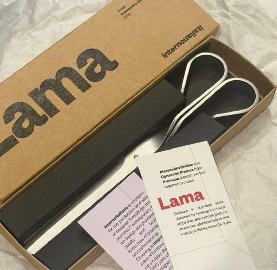 INTERNOITALIANO ラマ Lama ステンレス ハサミ イタリア