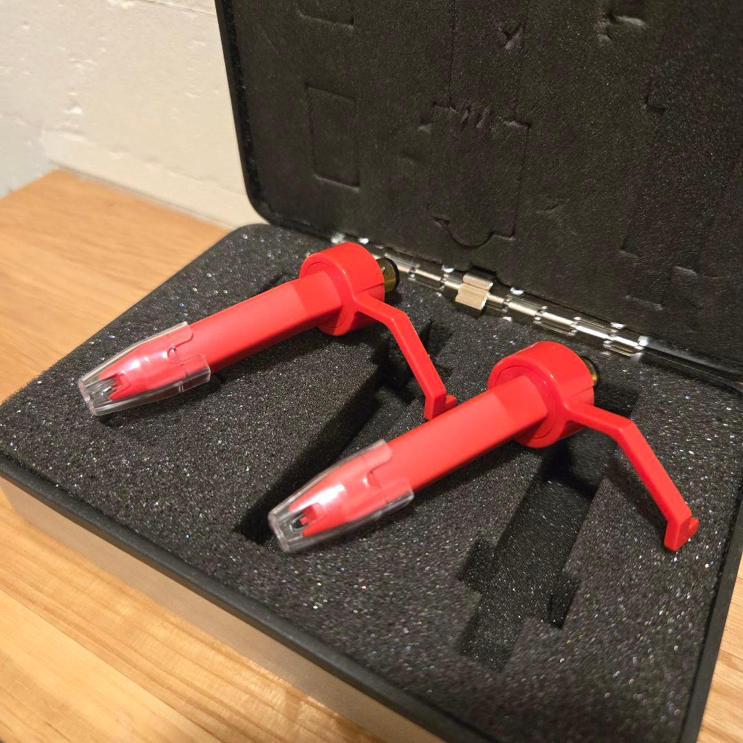 樽屋 01-M 赤針2本セット カートリッジ ケース付き