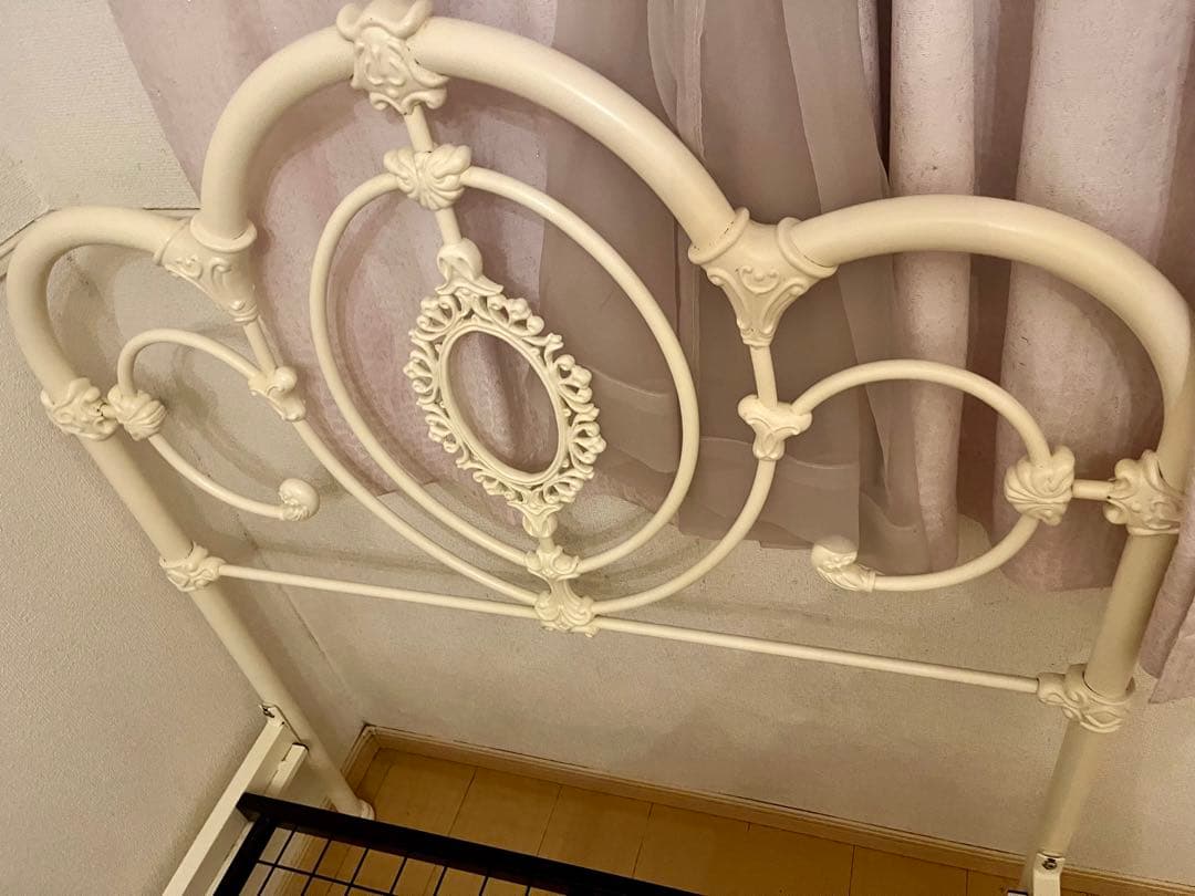 ローラアシュレイ サマセット シングルベッドフレーム アイボリー