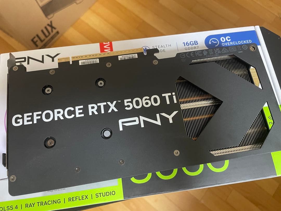 グラフィックボード・グラボ・ビデオカード PNY GeForce RTX 5060 Ti 16GB