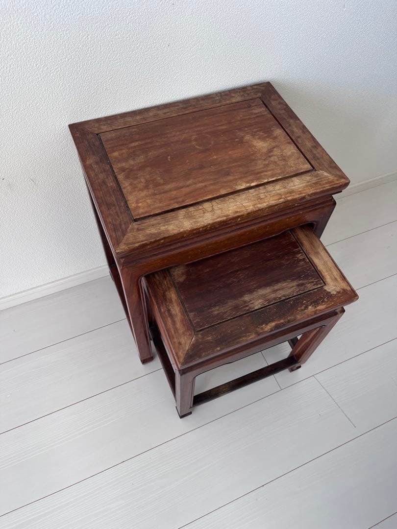 木製ネストテーブルセット