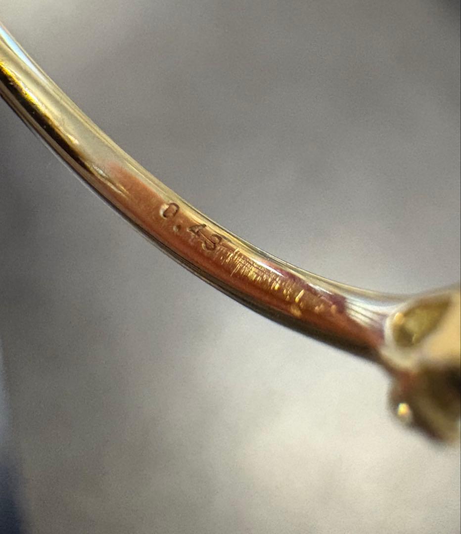 K18YG ローズカットダイヤ　エタニティリング