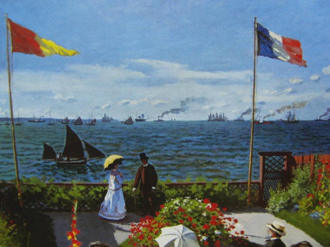 クロード・モネ、「Trerrace at Sainte-Adresse」、厳選