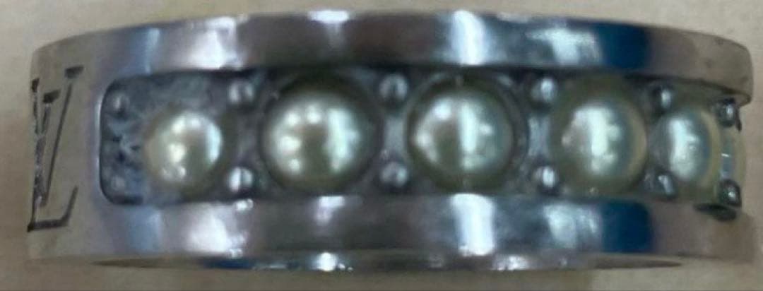 格安！送料無料LOUIS VUITTONパール装飾リング　ルイヴィトン国内正規