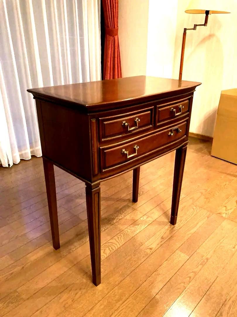 木製クラシックチェスト 3引き出し　マルニ製