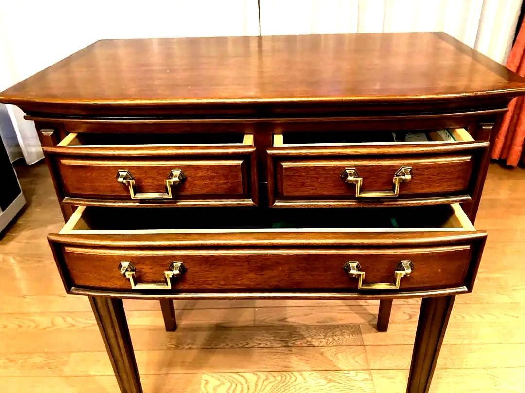 木製クラシックチェスト 3引き出し　マルニ製