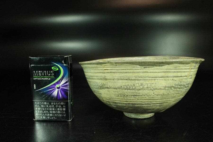 李朝 刷毛目 碗 時代物(K-A391)