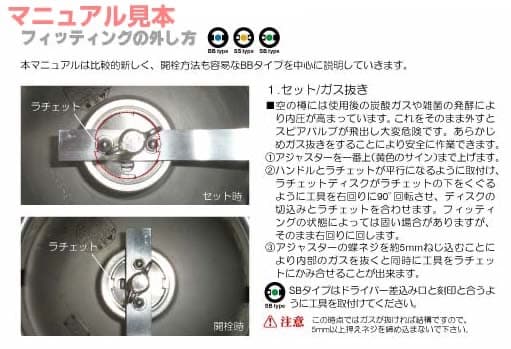ビール樽開栓工具EX　お手持ちのビール樽を保存容器に　製造直売