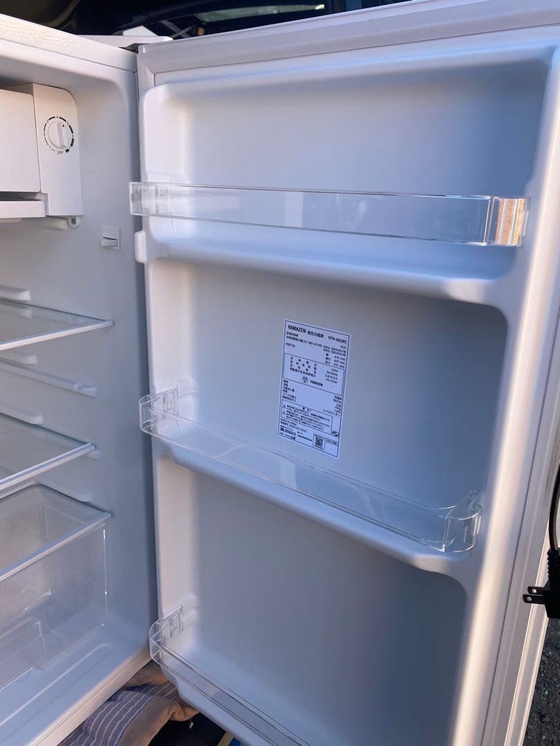 2023年製 YAMAZEN 冷蔵庫 92L ホワイト